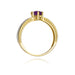 Inel Aur 14k cu Ametist 0.50 ct