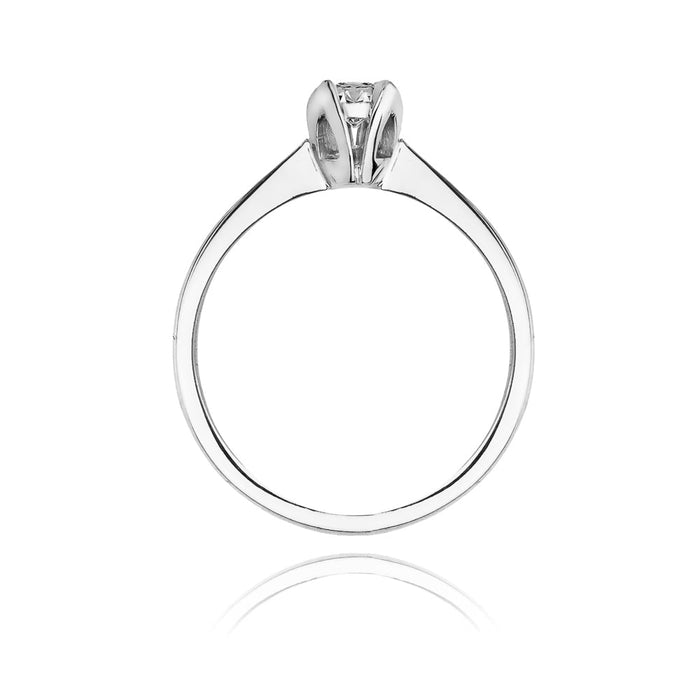 Inel Aur 14K cu Diamant Natural 0.10 ct