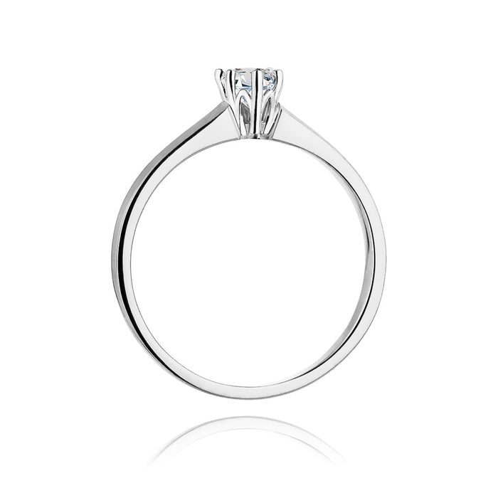 Inel Aur 14K cu Diamant Natural 0.20 ct