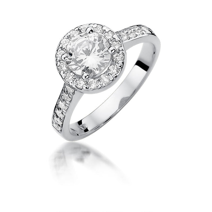 Inel Aur 14k cu Diamant Natural 1.37 ct