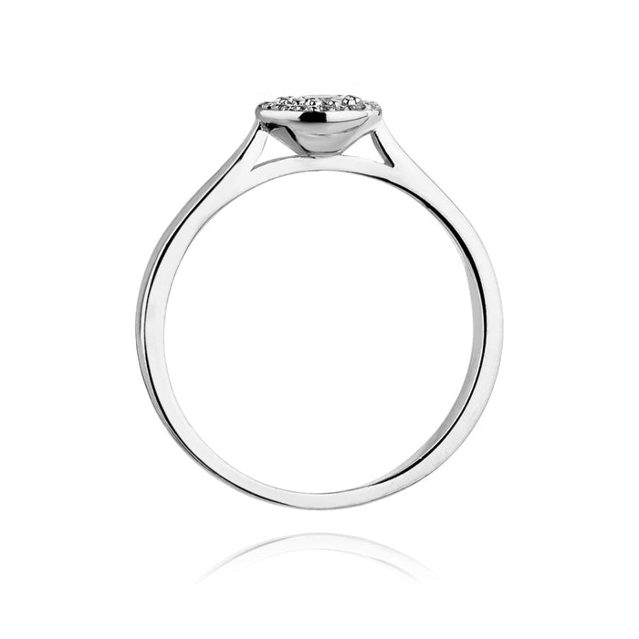 Inel Aur 14K cu Diamant Natural 0.22 ct
