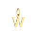 Pandantiv Aur Galben Literă W 14K