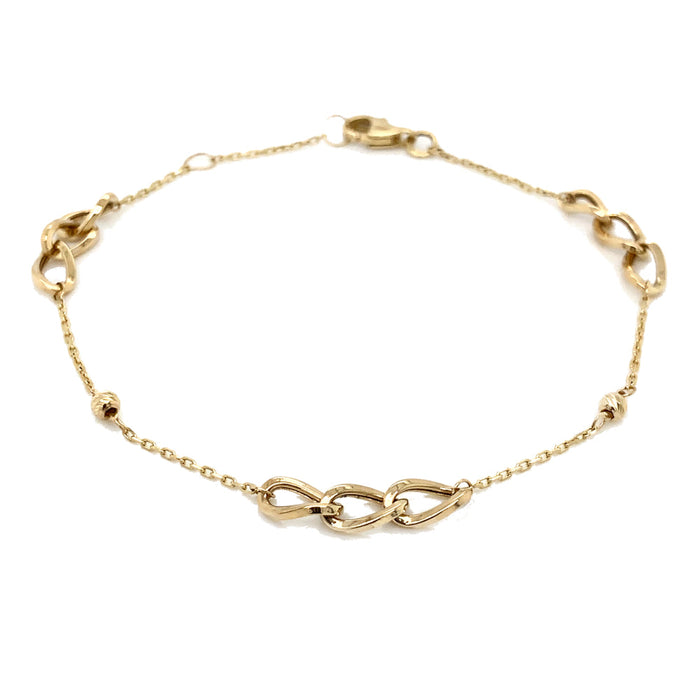 Bratara Lant cu Zale- Aur 14k