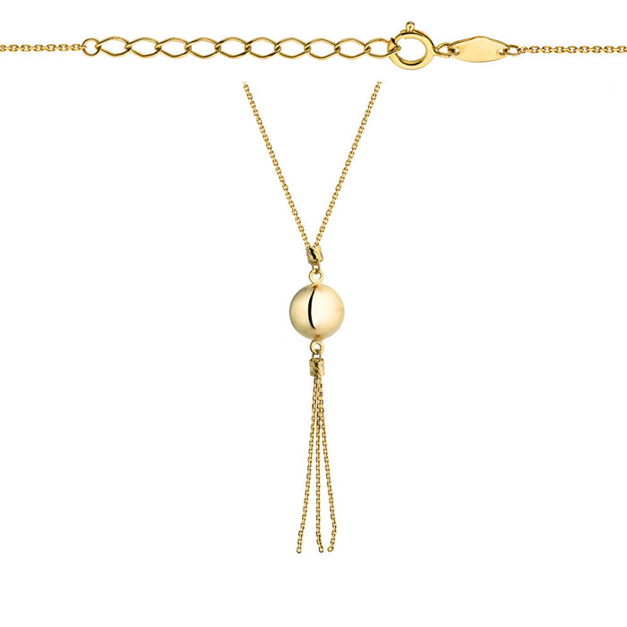 Colier cu Biluta si Franjuri- Aur 14k