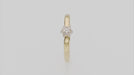 Inel Aur 14K cu Diamant Natural 0.15 ct