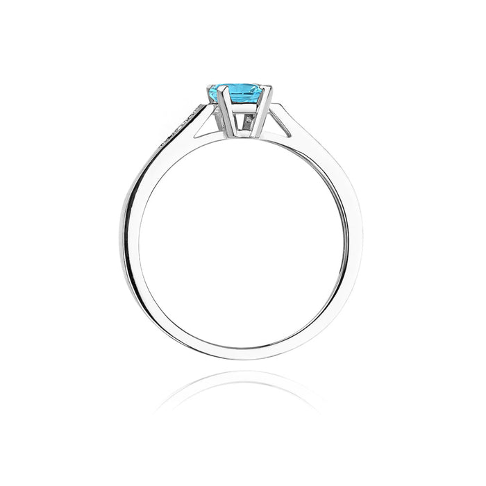 Inel Aur 14K cu Topaz 0.65 ct
