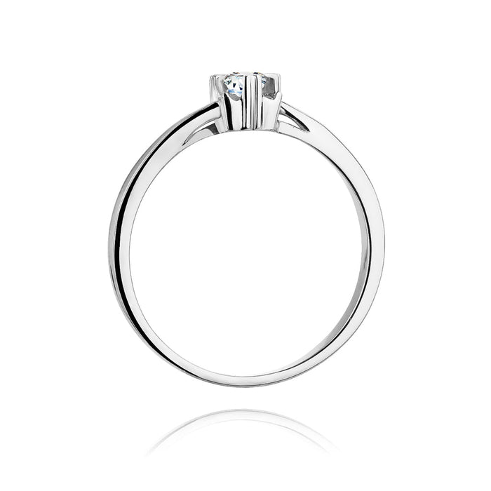 Inel Aur 14K cu Diamant Natural 0.10 ct