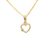 Pandantiv Aur 14k cu Inima si Zirconiu