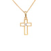 Cruce cu Zirconiu din Aur 14K