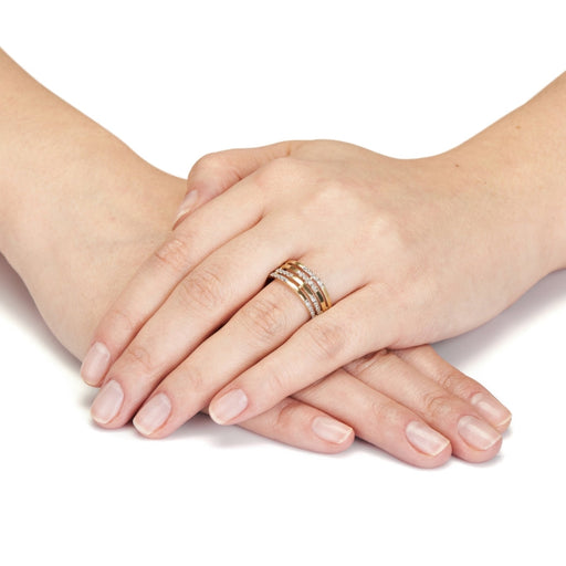 Inel Lat Aur 8K cu Zirconiu - Eleganță Modernă