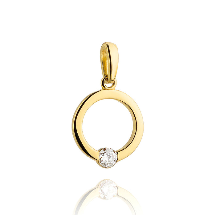 Pandantiv Aur 14K cu Zirconiu