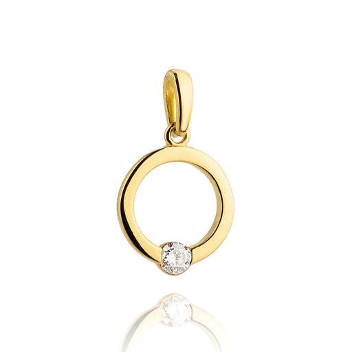 Pandantiv Aur 14K cu Zirconiu