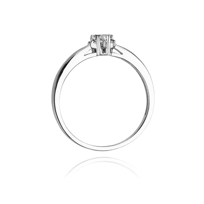 Inel Aur 14K cu Diamante Naturale 0.15 ct