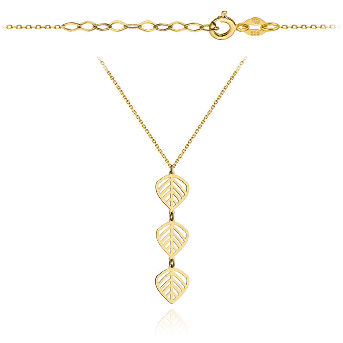 Colier cu Frunzulite- Aur 14k