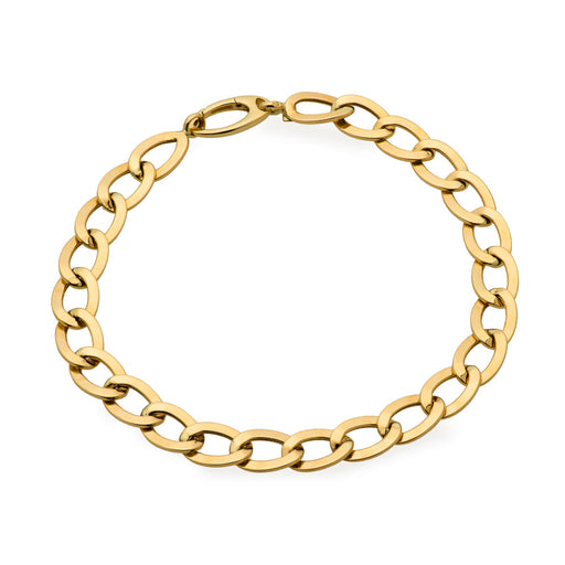 Bratara Aur cu Zale Ovale- 14k