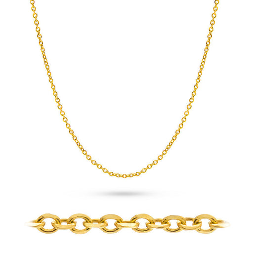 Lanț de aur 585 - țesătură ancoră 55 cm