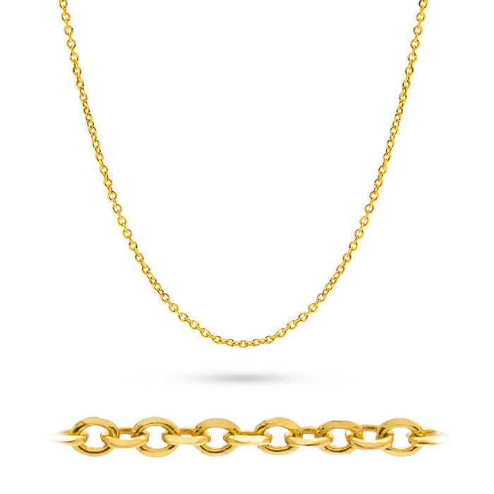 Lanț de aur 585 - țesătură ancoră 55 cm