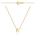 Colier cu Litera K- Aur 14k