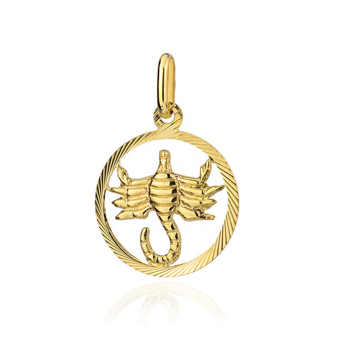 Pandantiv Aur 14K cu Semnul Zodiacal Scorpion