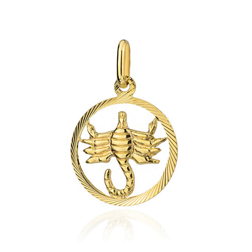 Pandantiv Aur 14K cu Semnul Zodiacal Scorpion