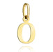 Pandantiv Aur 14K cu Litera O, 25x14 mm