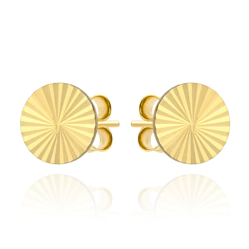 Cercei Aur 14k cu Banuti Ajurati