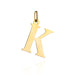Pandantiv Aur 14K cu Litera K, 24x17 mm