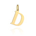 Pandantiv Aur 14K cu Litera D, 24x14 mm