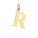 Pandantiv Aur 14K cu Litera R, 24x15 mm
