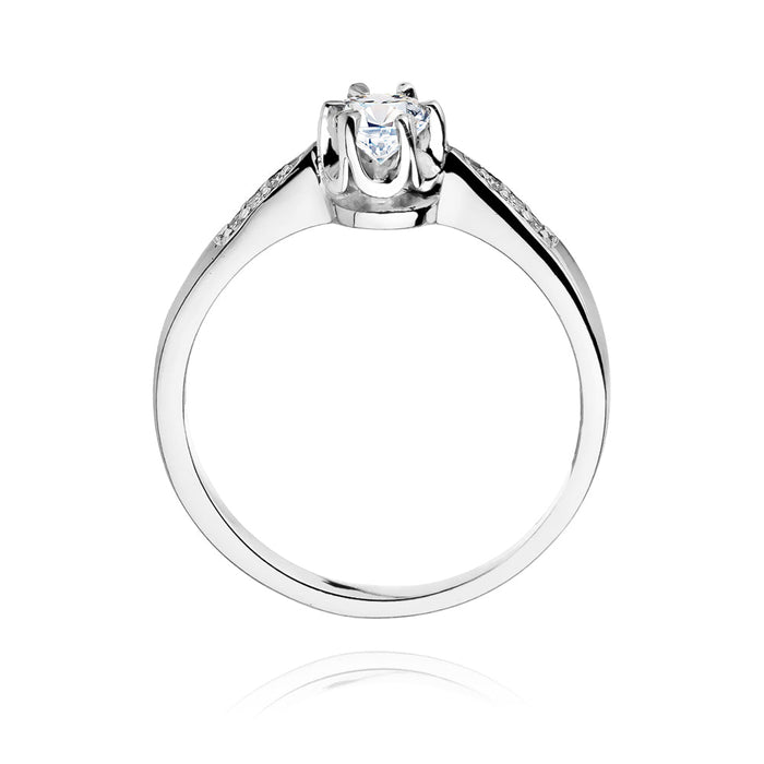 Inel Aur 14K cu Diamante Naturale 0.25 ct
