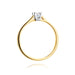 Inel Aur 14k cu Diamant Natural 0.09 ct
