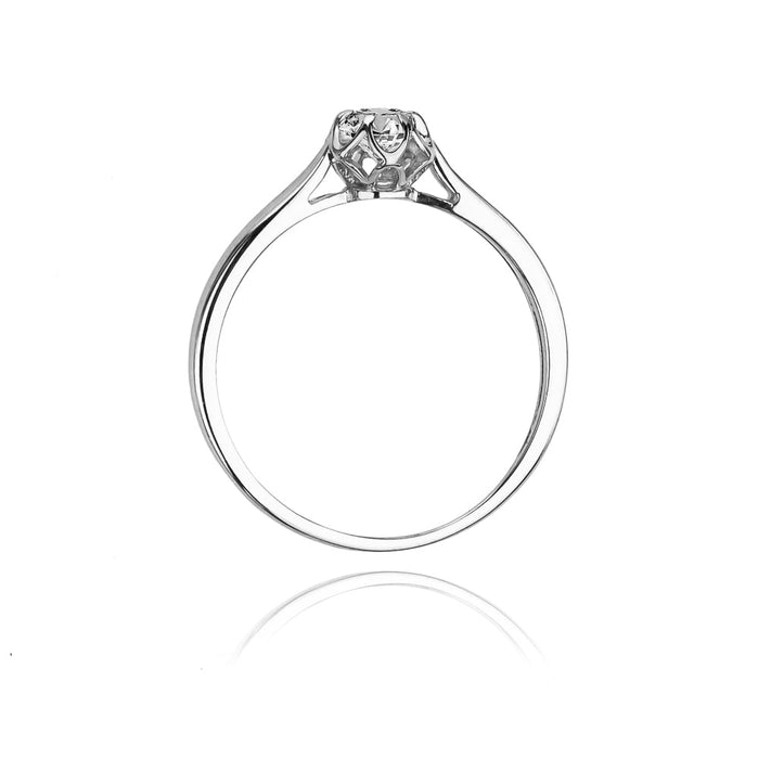 Inel Aur 14K cu Diamant Natural 0.15 ct