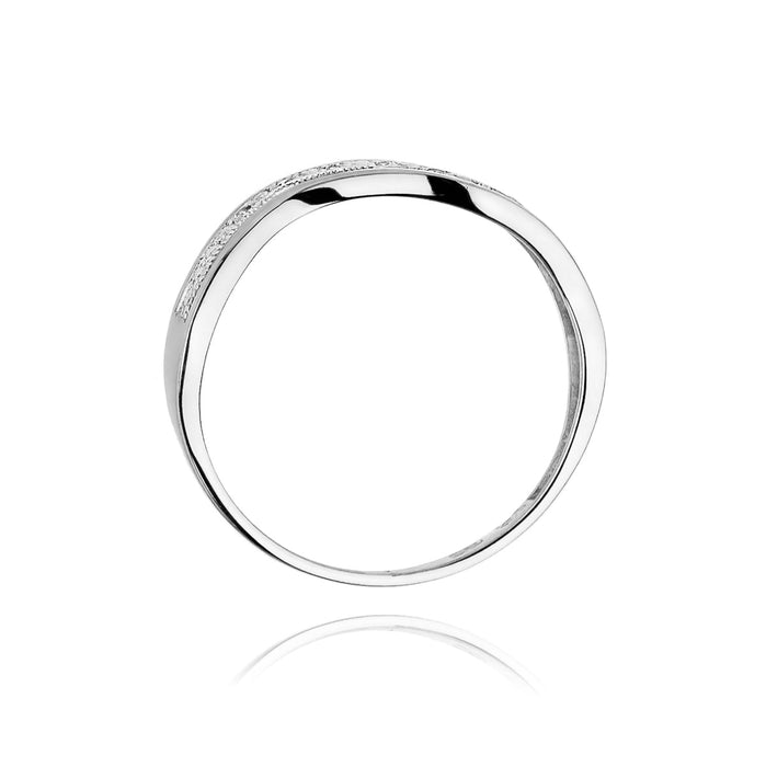 Inel Aur 14K cu Diamant Natural 0.06 ct