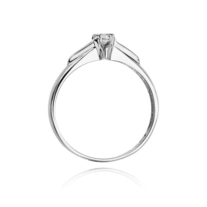 Inel Aur 14K cu Diamant Natural 0.10 ct
