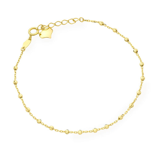 Bratara Aur 14k cu Bilute si Inima