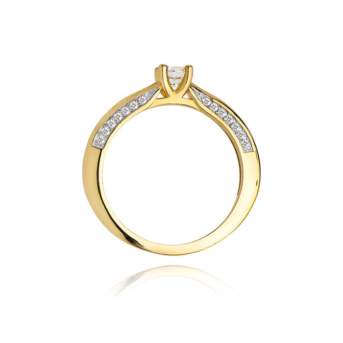 Inel Aur 14K cu Diamant Natural 0.44 ct
