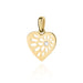 Pandantiv Aur 14K cu Inimioara si Zirconiu