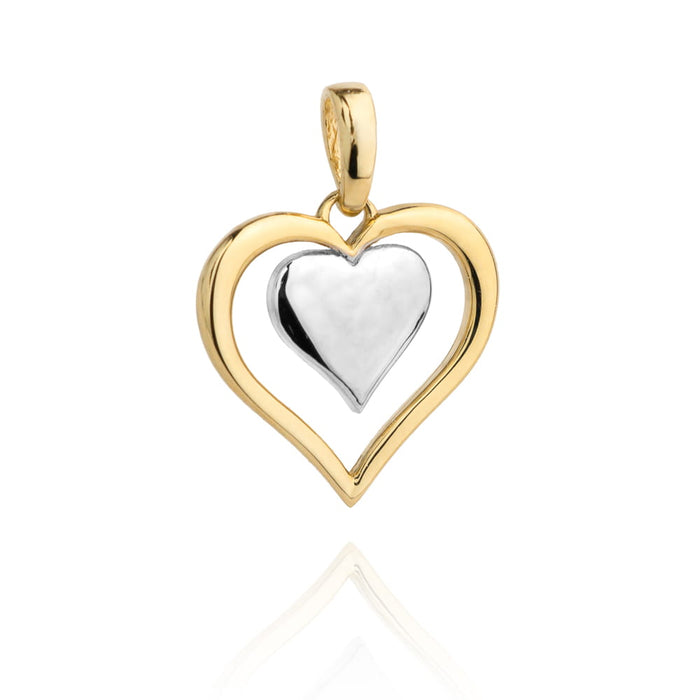 Pandantiv Aur 14k cu Inimioare