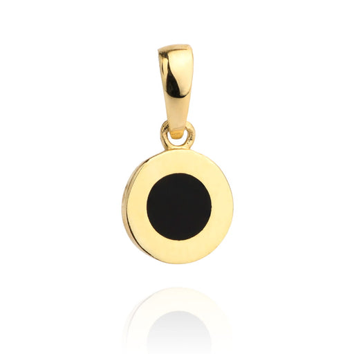 Pandantiv Aur 14K cu Cerc Negru