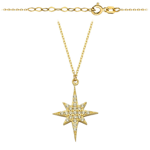 Colier cu Steaua Polara- Aur 14k