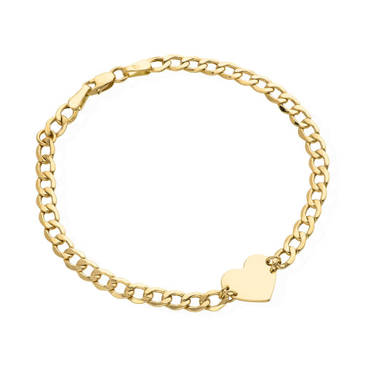 Bratara Impletita cu Inima- Aur 14k