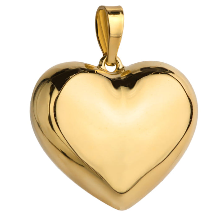 Pandantiv mare inimă de aur