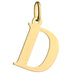 Pandantiv Aur 14K cu Litera D, 24x14 mm