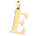 Pandantiv Aur 14K cu Litera E, 24 x 12 mm