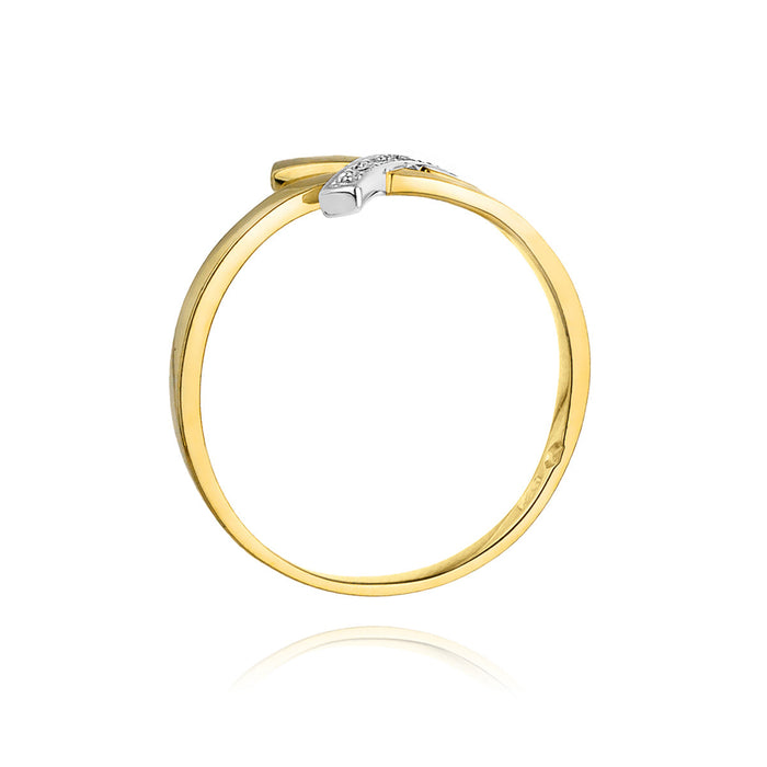 Inel Aur 14K cu Diamant Natural 0.02 ct