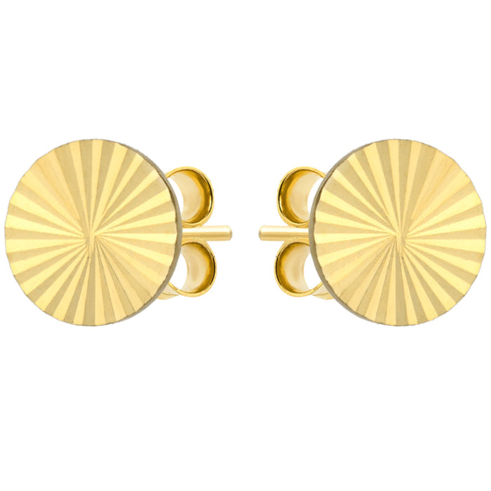 Cercei Aur 14k cu Banuti Ajurati