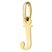 Pandantiv Aur 14k cu Litera J, 17 mm x 24 mm