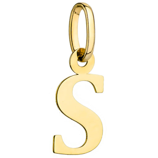 Pandantiv din Aur 14K litera S 24x10 mm