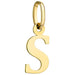 Pandantiv din Aur 14K litera S 24x10 mm