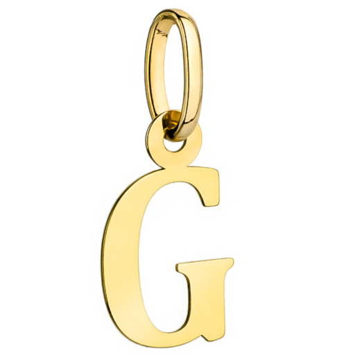 Pandantiv din Aur 14K litera G 24x14 mm